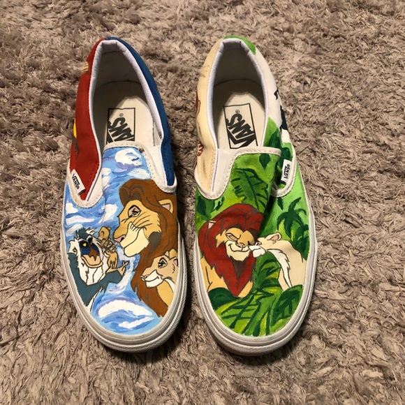 vans lion shoes